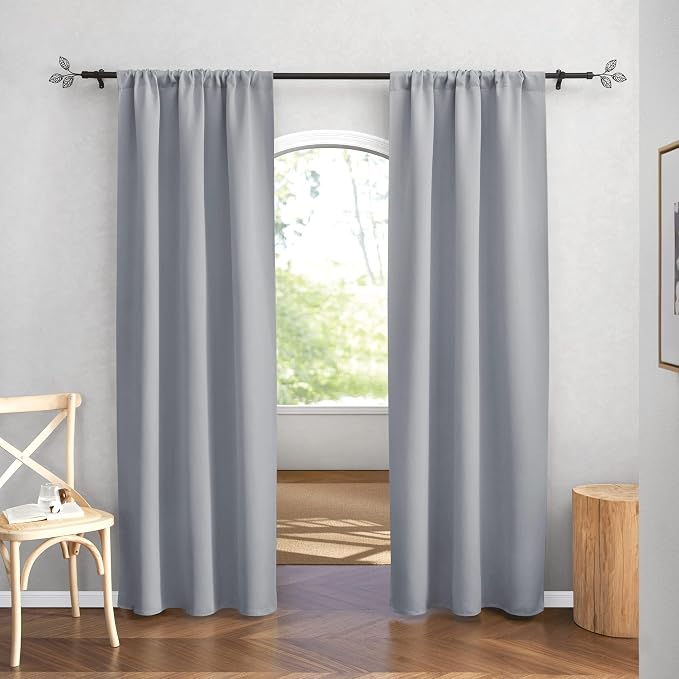 RYB HOME Curtains 84 inch Long - Image 2