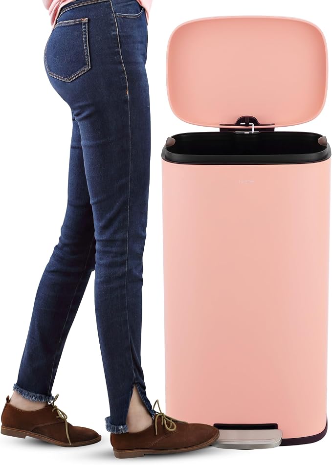 happimess HPM1006G Connor Rectangular 13-Gallon Trash Can - Image 6
