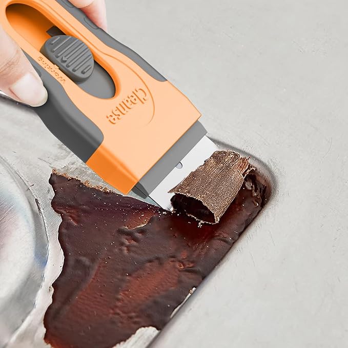 Razor Blade Scraper with 15 Extra Blades: Multi-Surface Cleaning Tool - Image 3