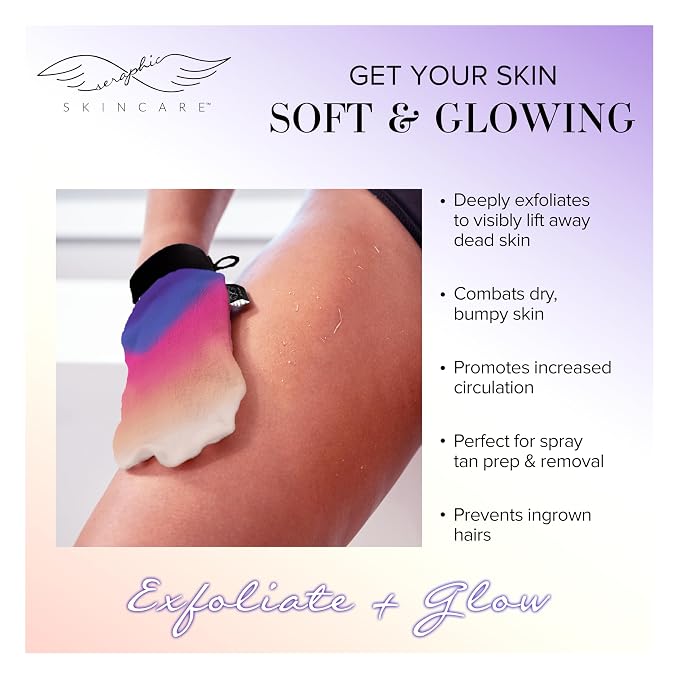 Seraphic Skincare Premium Exfoliating Mitt - Image 5