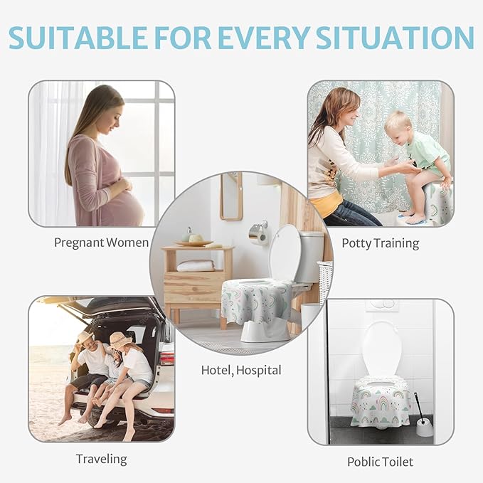 Blissful Diary 20 Pcs Toilet Seat Covers Disposable - Image 7