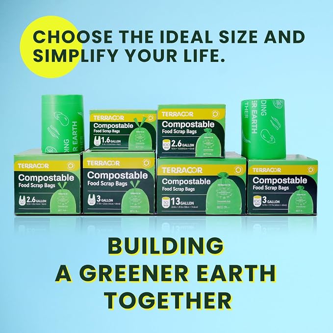 3 Gallon Compostable Trash Bags, Compost Bags - Image 8