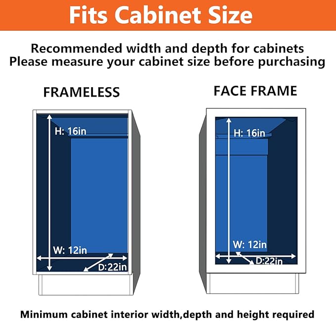 ROOMTEC Individual Pull Out Cabinet Organizer, 2 Tier Spice Rack Organizer - Image 4