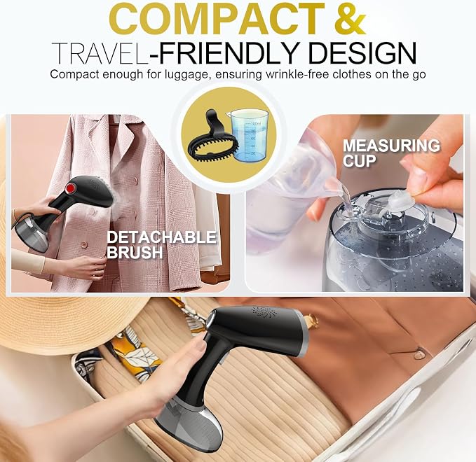 Steamer for Clothes, 1800W Fast Heat-up Clothes Steamer Handheld Garment Steamer - Image 8