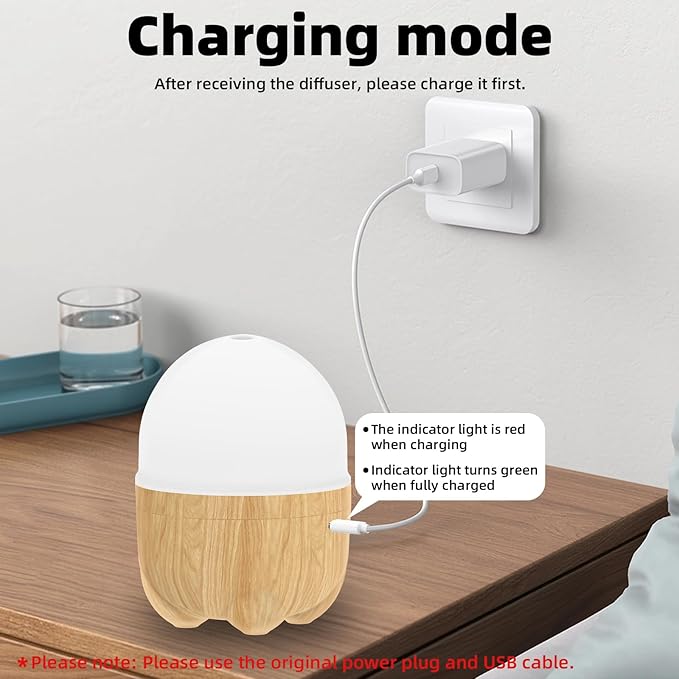 150ML Rechargeable Battery Essential Oil Diffuser, Portable Cordless - Image 3
