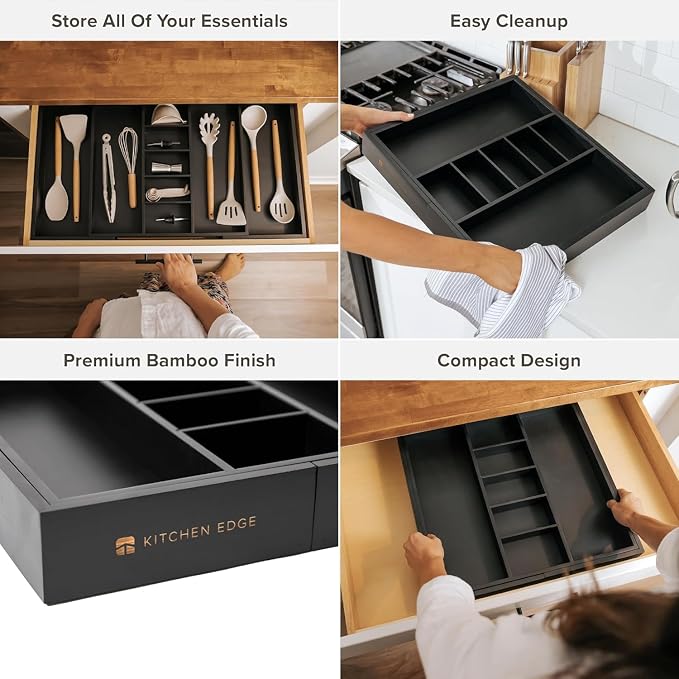 KitchenEdge Adjustable Kitchen Drawer Organizer - Image 3
