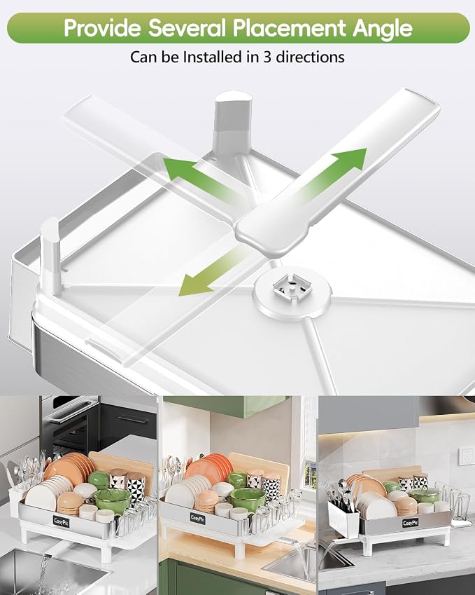 Dish Racks, Thicker Premium 304 Stainless Steel Dish Drying Rack - Image 5