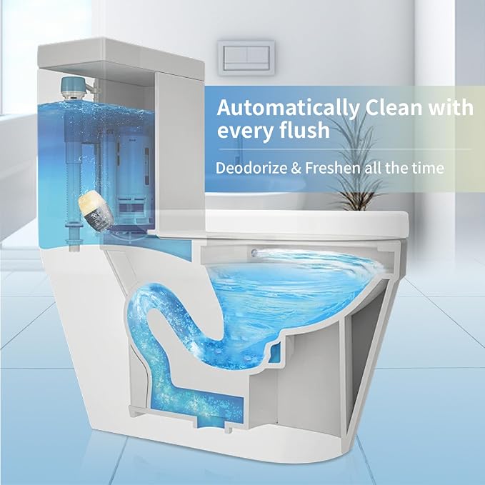 Toilet Bowl Cleaner Tablets, Automatic Toilet Bowl Cleaners, Long-Lasting - Image 8