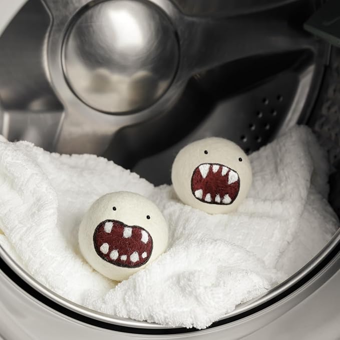 Woolbuddy Dryer Balls, Monster Design - Image 6