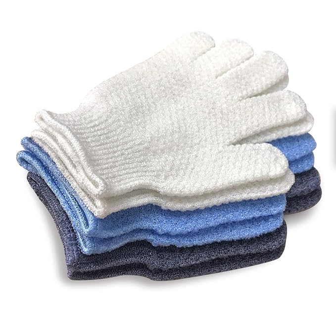 Evridwear Exfoliating Glove for Shower Man and Women, Dual Texture Bath Body - Image 7