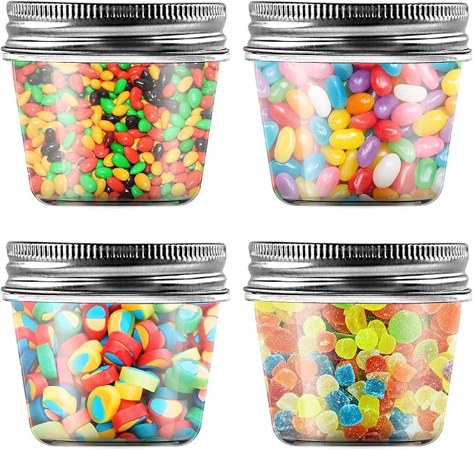 novelinks 4 oz Clear Plastic Jars - Image 6