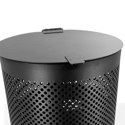 ZERO WASTE USA - Round Outdoor 10 Gallon Capacity Waste Can - 100% Rust-Free - Image 2