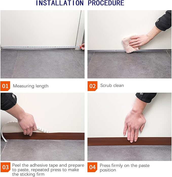TAROSE Weather Stripping, 16.5 Feet Silicone Door Seal Strip - Image 5