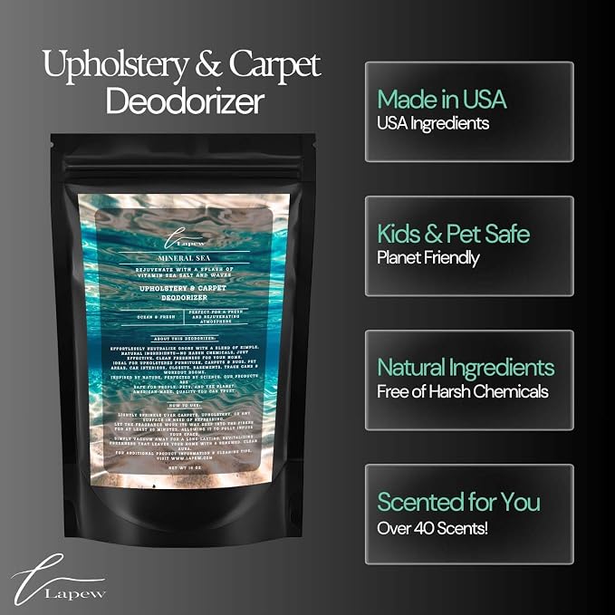 Mineral Sea Carpet Freshener Powder: Powerful Odor Eliminator - Image 6