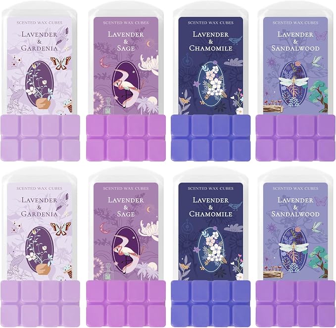 SCENTORINI Wax Melts, Wax Cubes Strong Scent, Long Lasting Lavender Scented - Image 8