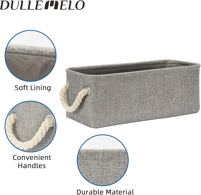 DULLEMELO Toilet Paper Storage Basket, Toilet Tank Basket - Image 5