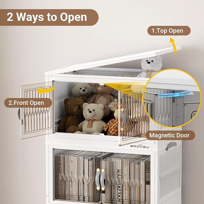 BROVIEW 320Qt Stackable Storage Bins - Image 3