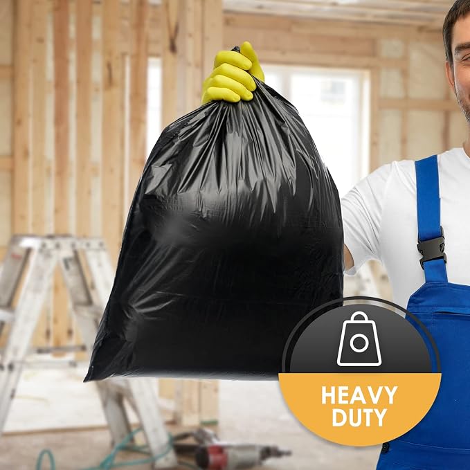 PAMI Heavy Duty 42 Gallon Construction Bags, Tear-Resistant Contractor Garbage - Image 3