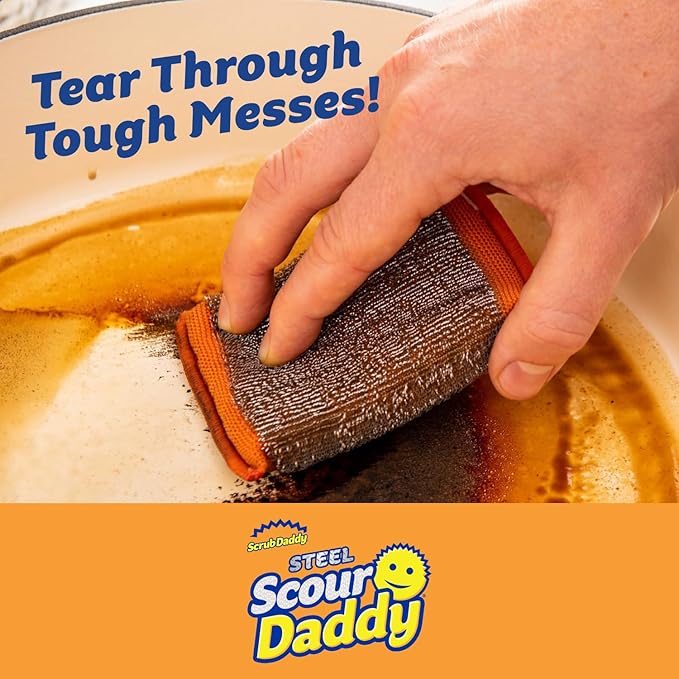Scrub Daddy Large Steel Scouring Pads - Image 2