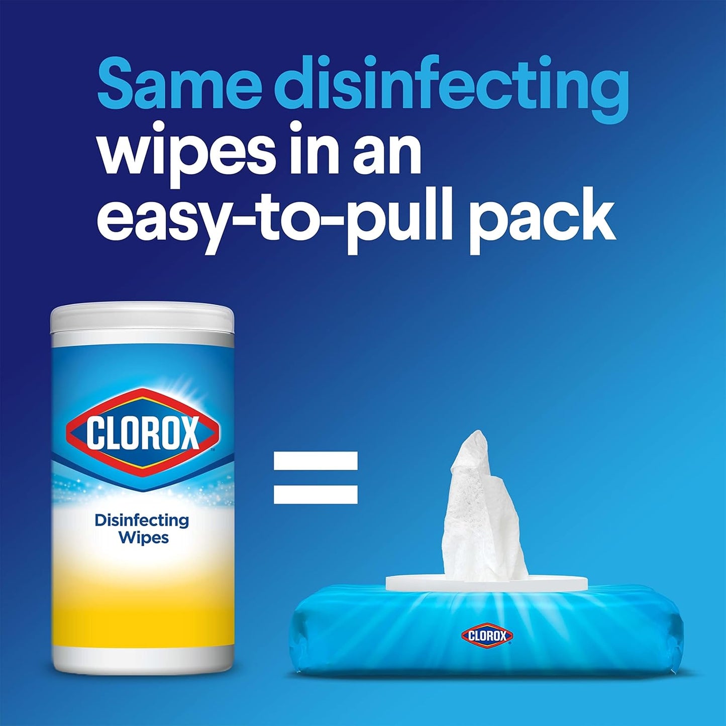 Clorox Disinfecting Wipes, Bleach Free Cleaning Wipes, Household Essentials, Dorm Room Essentials, 75 Wipes, Pack Of 3, Fresh Scent (Package May Vary)