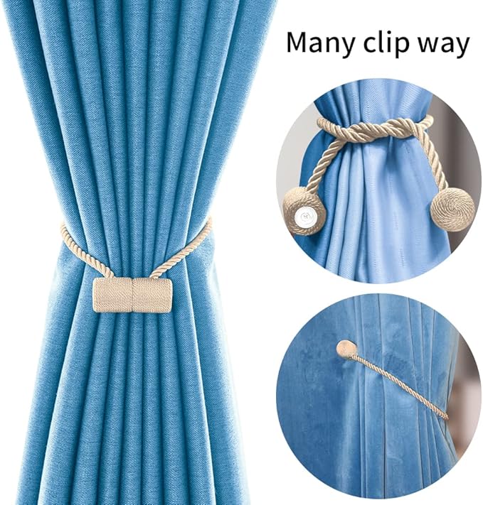 18 Inch Strong Magnetic Curtain Tiebacks, Curtain Holdbacks Modern Upgrade - Image 7