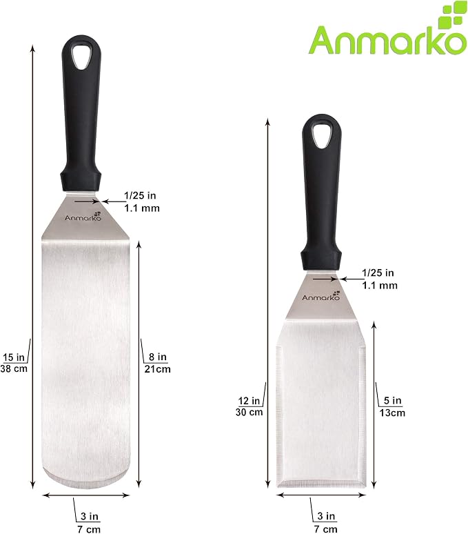 Metal Spatula Stainless Steel and Scraper - Image 4