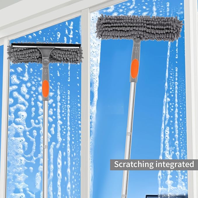 Professional 72'' Window Squeegee Cleaning Washing Tool/Kit - Image 6