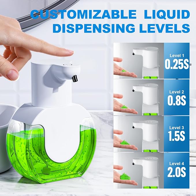 Automatic soap dispenser touchless 15oz/420ml Kitchen Dish Automatic Liquid - Image 5