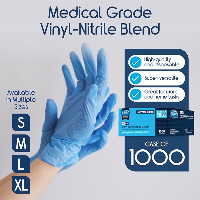 Inspire Nitrile-Vinyl Blend Exam Gloves - Image 2