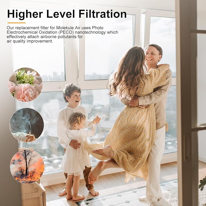 3 Pack Air Replacement Filters Set Compatible - Image 5