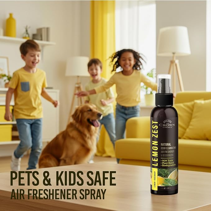 Lemon Zest Natural Air Freshener Spray - Image 6