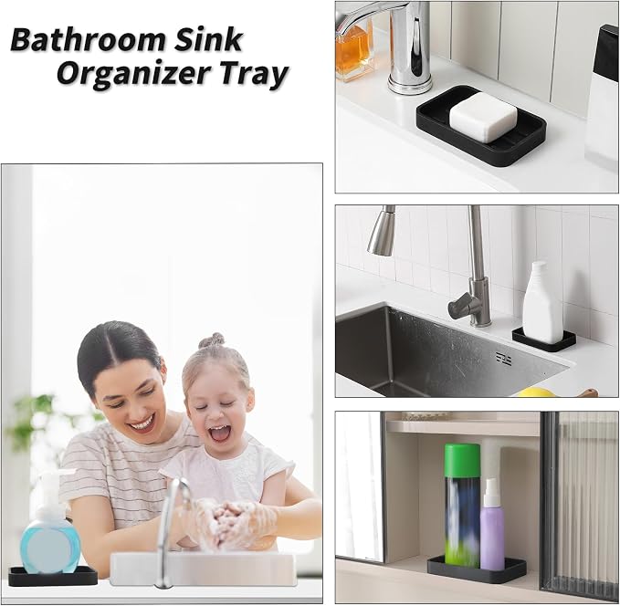 Silicone Kitchen Sink Organizer Tray - Image 3