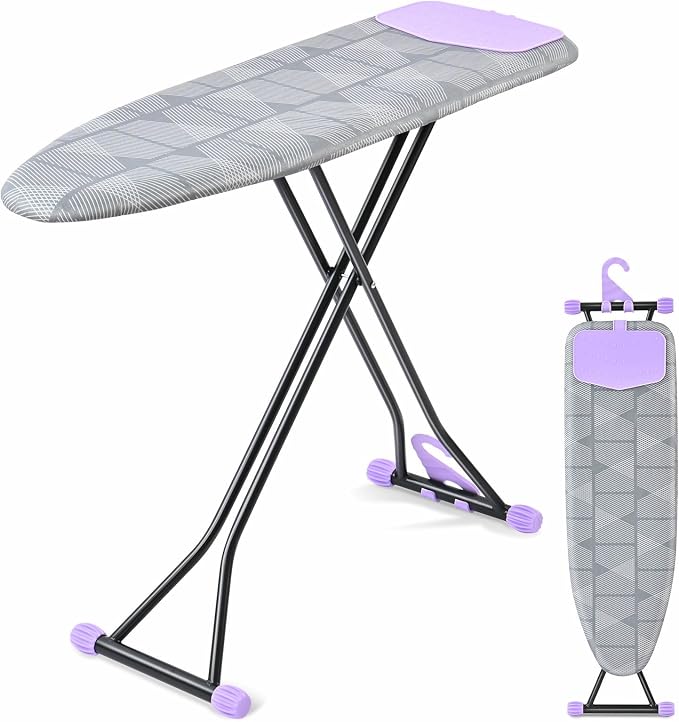 APEXCHASER Ironing Board with Iron Rest, Compact and Space Saver Iron Board by APEXCHASER