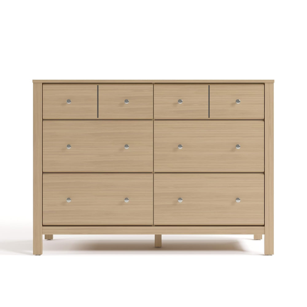 Storkcraft Horizon 6 Drawer Dresser, Driftwood