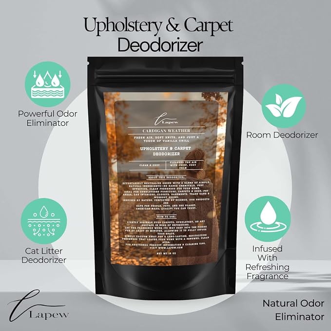 Cardigan Weather Carpet Freshener Powder: Powerful Odor Eliminator - Image 4