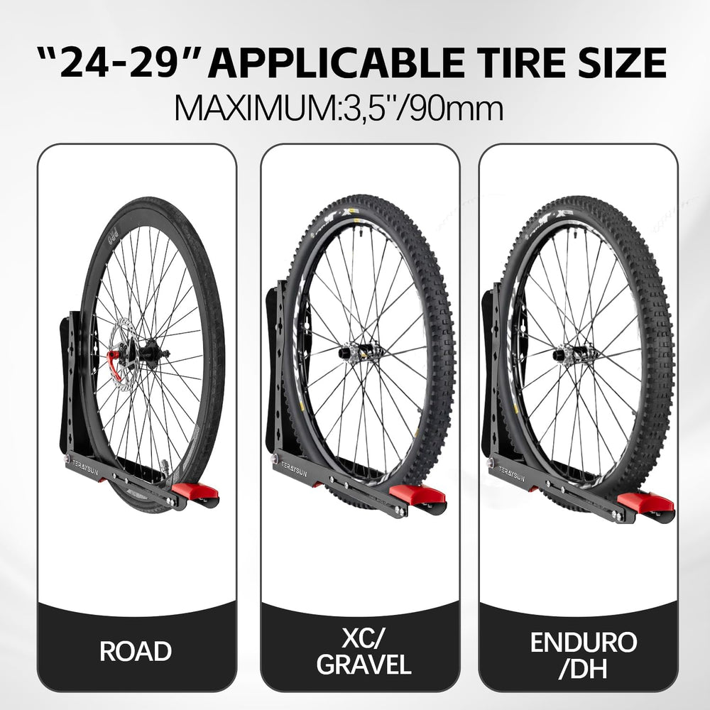Swivel Bike Wall Mount Rack, Adjustable Vertical Bicycle Hanger for Garage St...