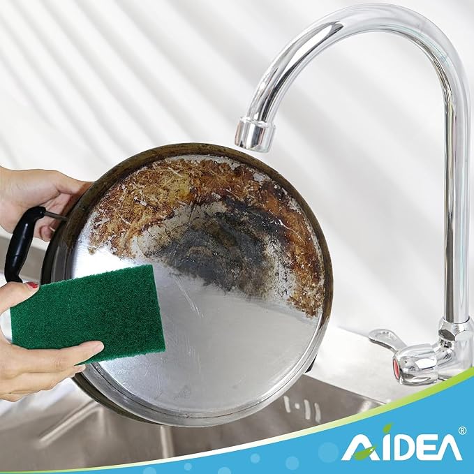 AIDEA Heavy Duty Scouring Pads, Dish Scrubber Pads - Image 6