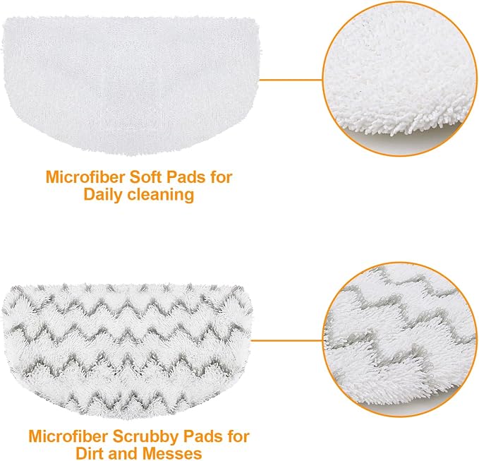 12 Pack Steam Mop Replacement Pads Compatible - Image 2