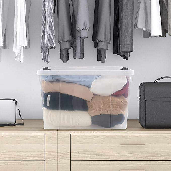 4 Pack Clear Storage Latch Bin - Image 5