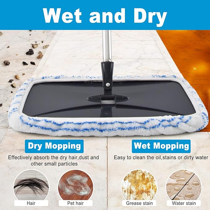 5 Pack Mop Heads Replacements for Ocedar Hardwood Floor 'N More Microfiber Mops - Image 4