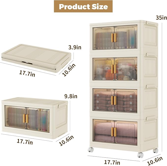 28 Qt Plastic Storage Bins - Image 2