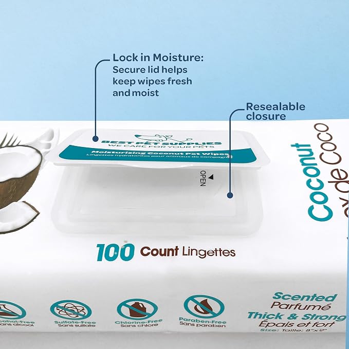 Best Pet Supplies Pet Grooming Wipes - Image 4