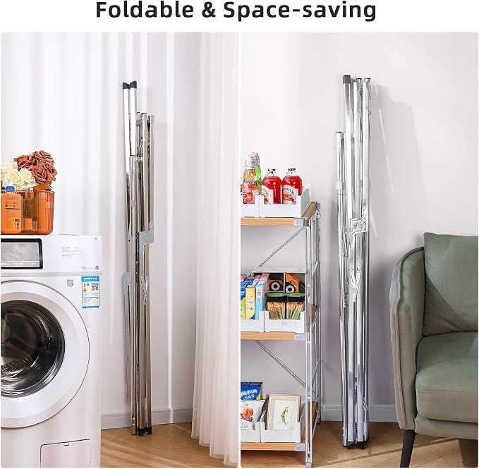 funest Drying Rack Clothing, 79 Inches Adjustble & Foldable Laundry Dryin...