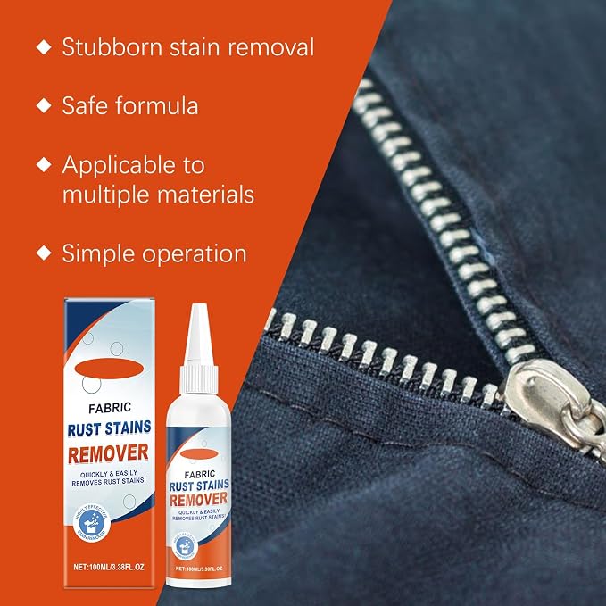Fabric Rust Remover For Clothes, Strong And Effective Rust Stain Remover For - Image 2