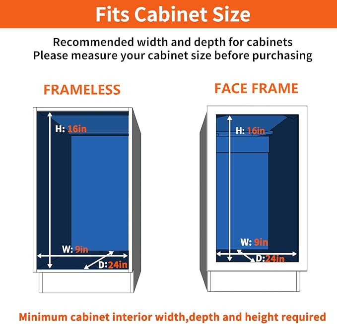 ROOMTEC Individual Pull Out Cabinet Organizer, 2 Tier Spice Rack Organizer - Image 4