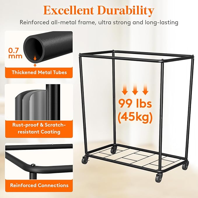 Lifewit 240L Laundry Basket - Image 3