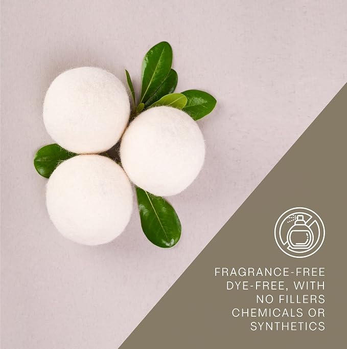 Pursonic Laundry Wool Dryer Balls – Reusable Dryer Balls Made from 100% Pure - Image 3