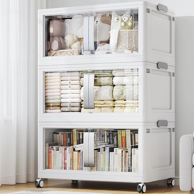 BROVIEW 480QT Stackable Storage Bins by BROVIEW-EnjoytheArtofLife