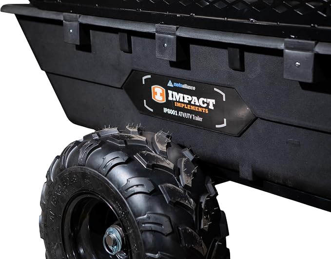 Impact IMPLEMENTS® 1500lb Poly Tub Utility Cargo Trailer - Image 2