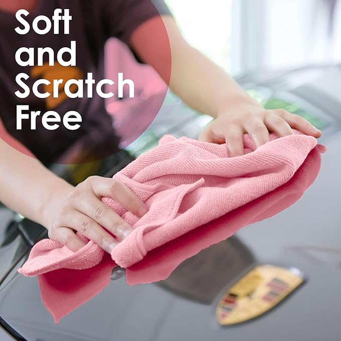 Avalon Towels Microfiber Cleaning Cloths Size 16" x 16", Highly Absorbent - Image 4